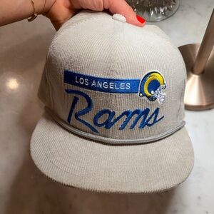 NFL NEW Rams Gray and Black Snapback Cap Hat NWT